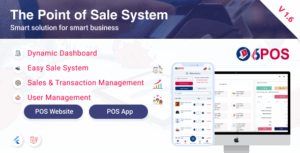 6POS is a complete POS system developed using Laravel and Flutter Framework.